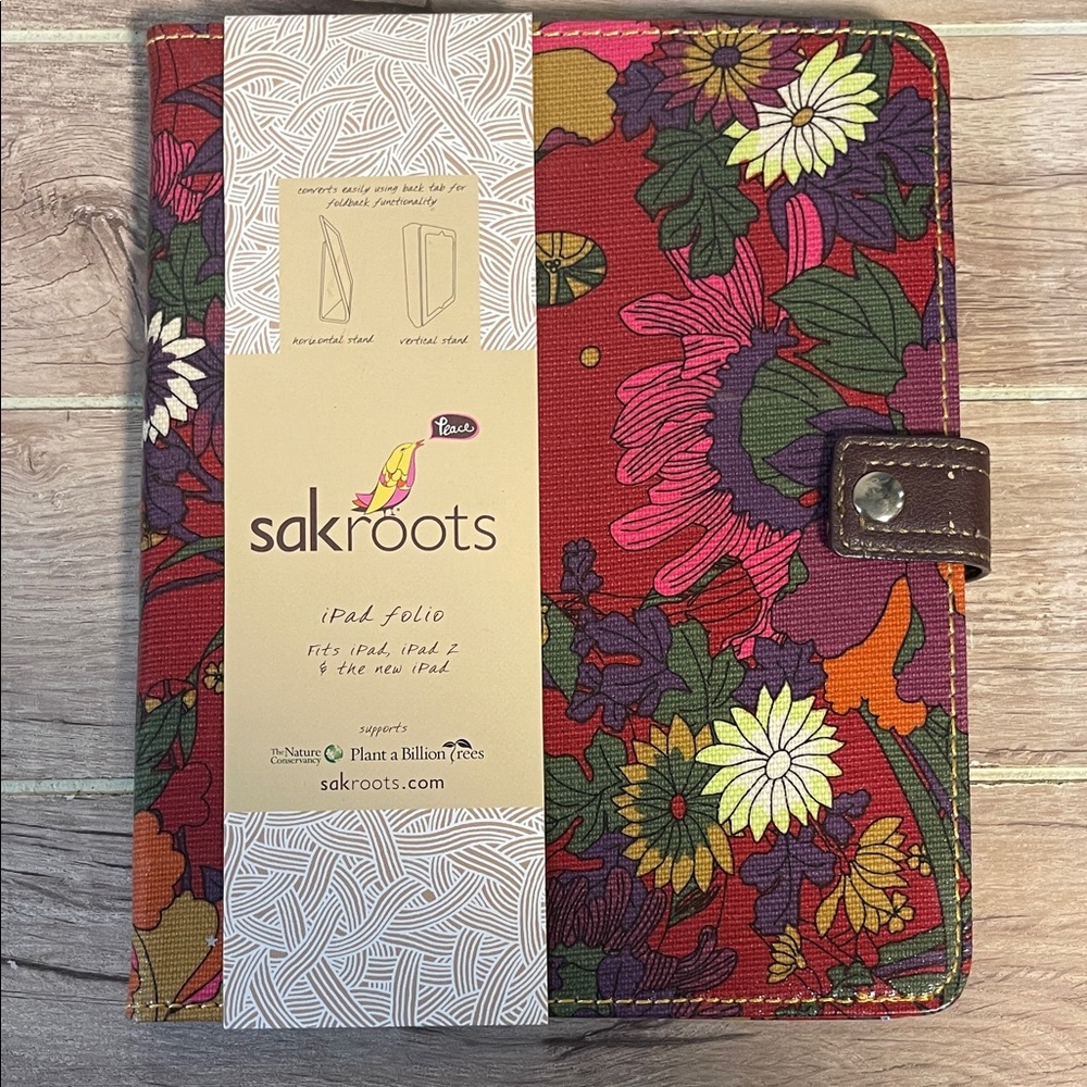 Sakroots Multicolor Floral iPad Folio